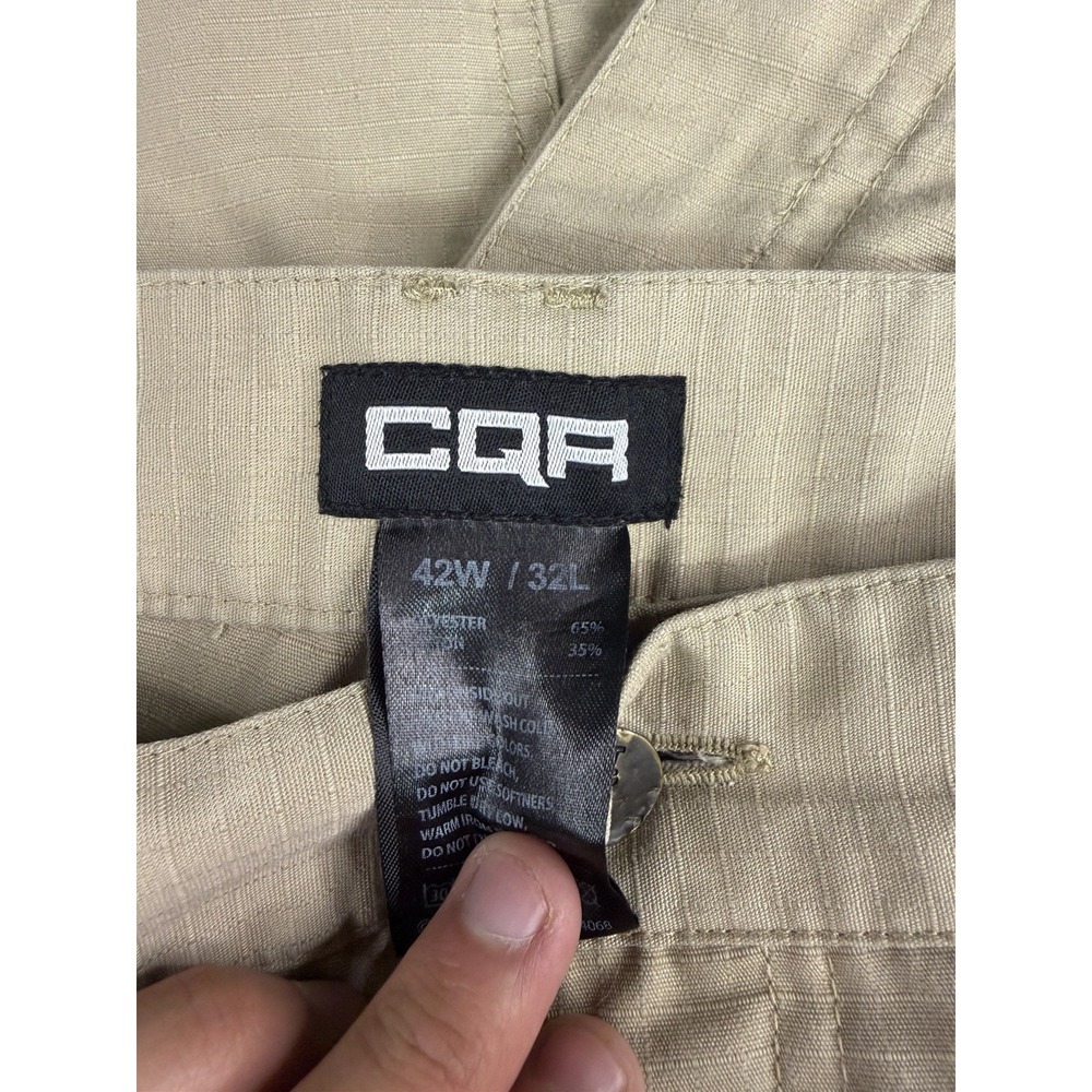 Lot Of 2 CQR Tactical Pants Men's Size 42x32 RipStop Khaki Tan/Brown - Picture 9 of 10